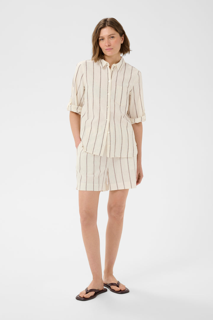 Part Two Cindie Shirt  30309770  Neutral Stripe