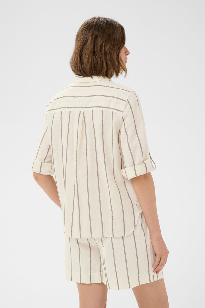Part Two Cindie Shirt  30309770  Neutral Stripe