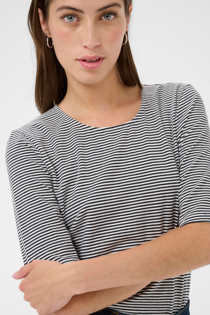 Part Two Nemi Top 30309861 Dark Navy Stripe