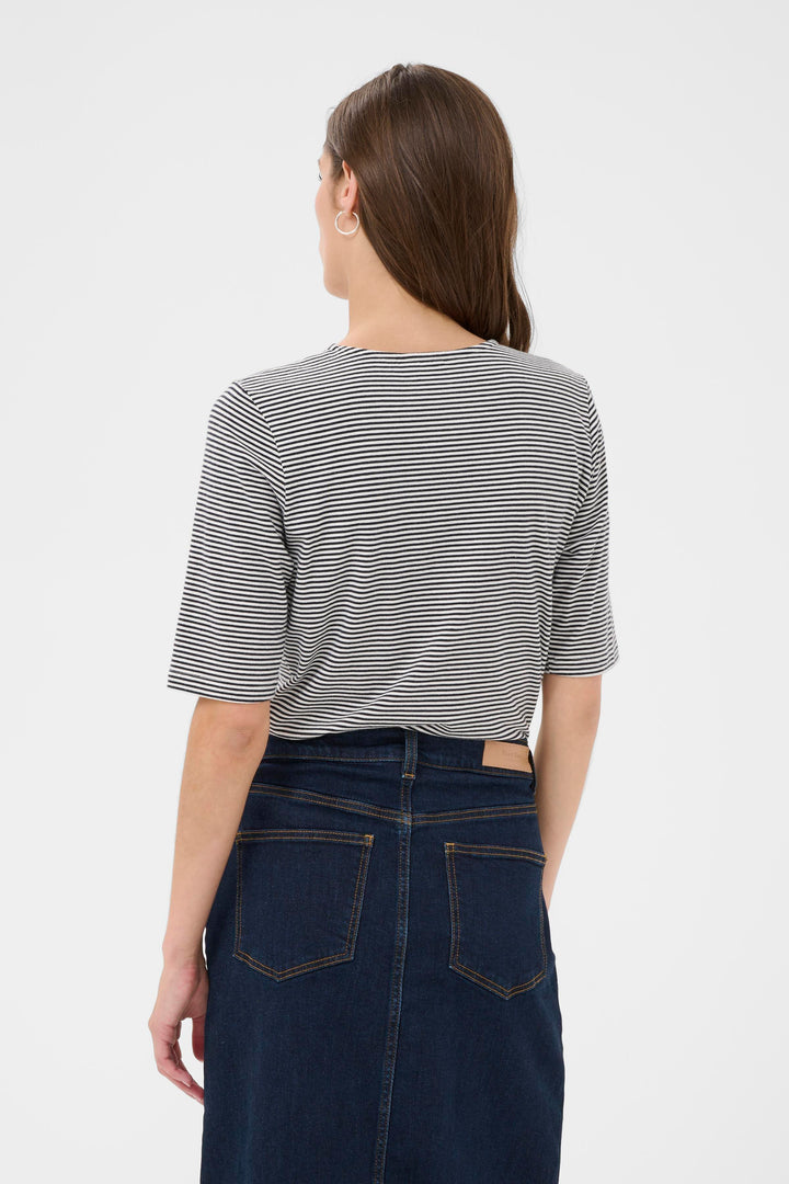 Part Two Nemi Top 30309861 Dark Navy Stripe