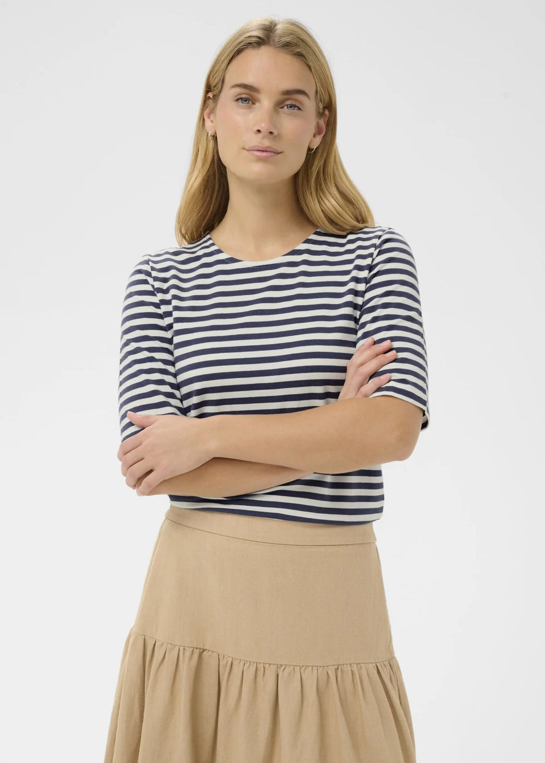 Part Two Nemi Top 30309861  Blue Stripe