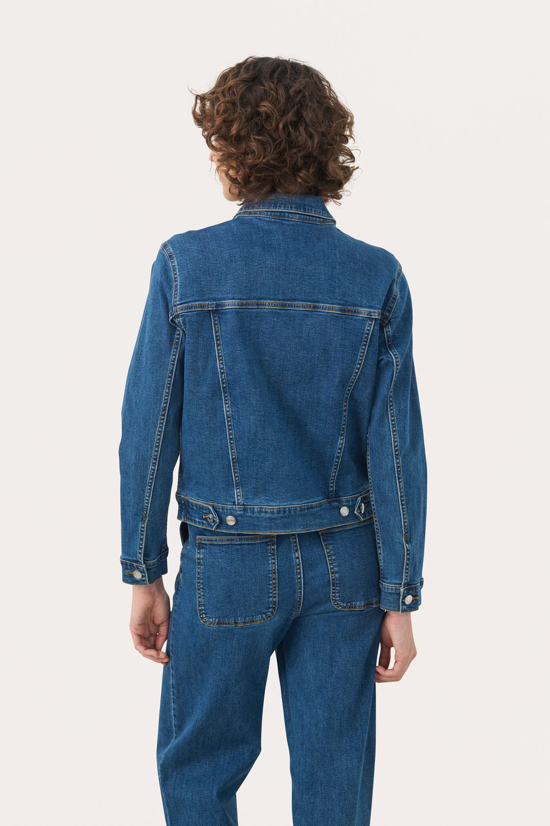Part Two Nicholia Denim Jacket  30309883  Medium Dark Blue