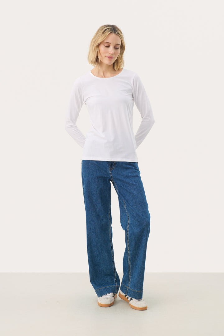 Part Two Nemajas Tee  30309911  Bright White