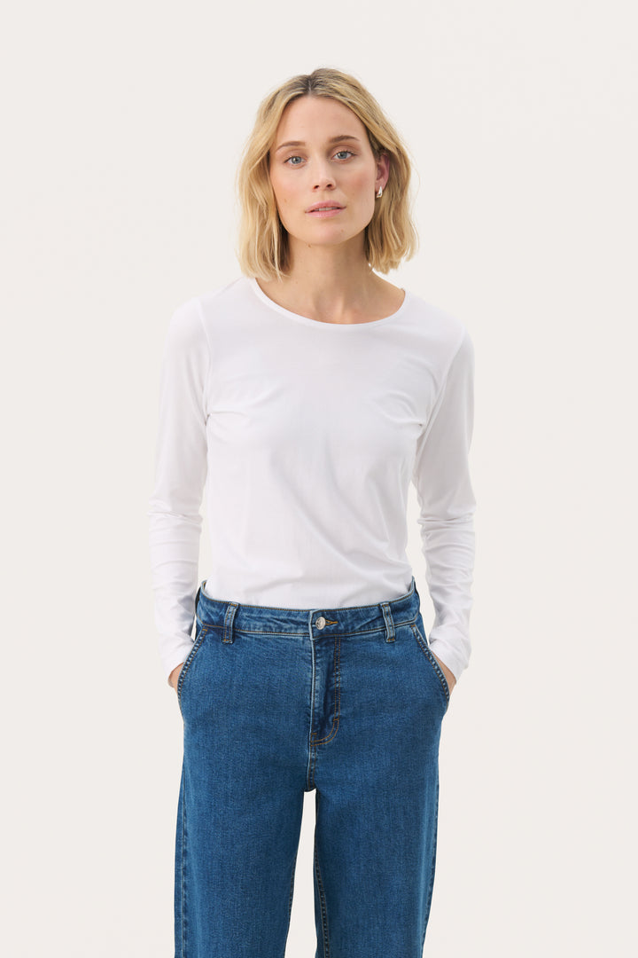 Part Two Nemajas Tee  30309911  Bright White