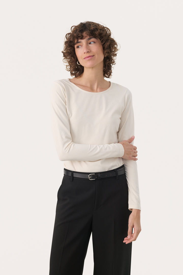 Part Two Nemajas Tee  30309911  Whitecap Grey