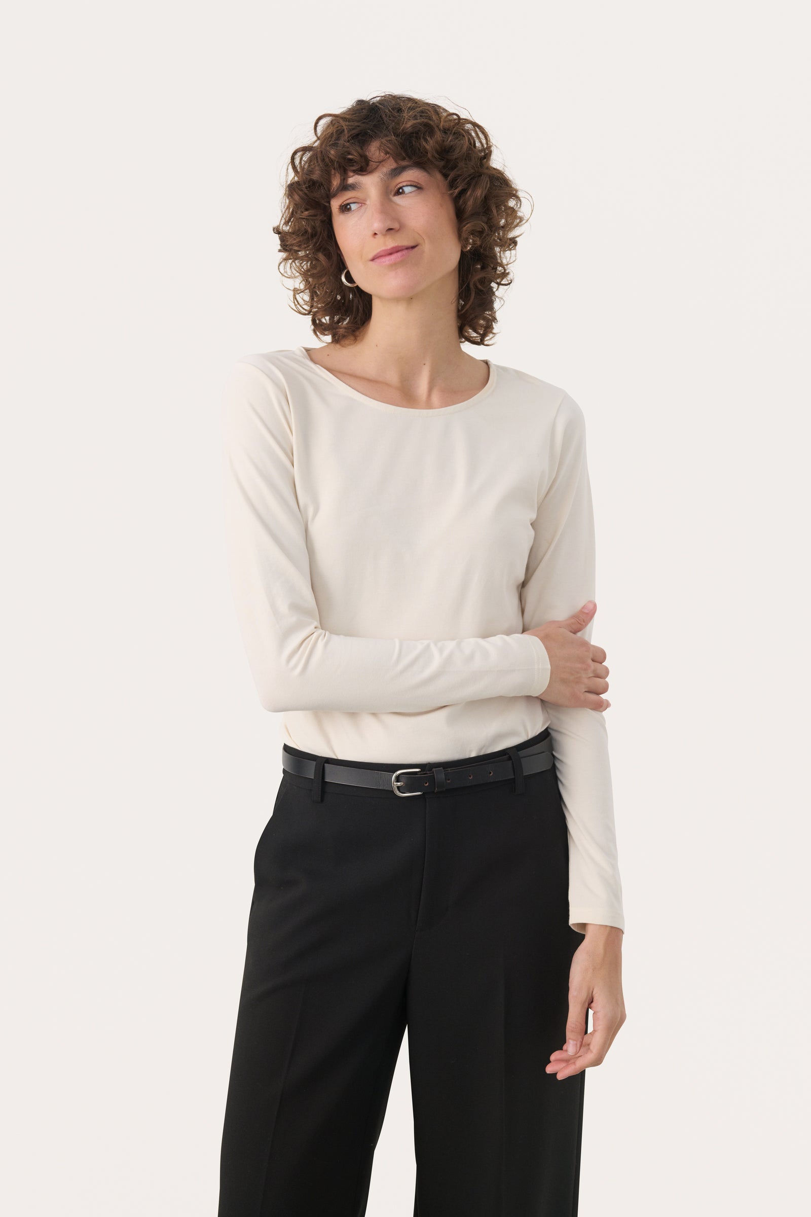 Part Two Nemajas Tee  30309911  Whitecap Grey