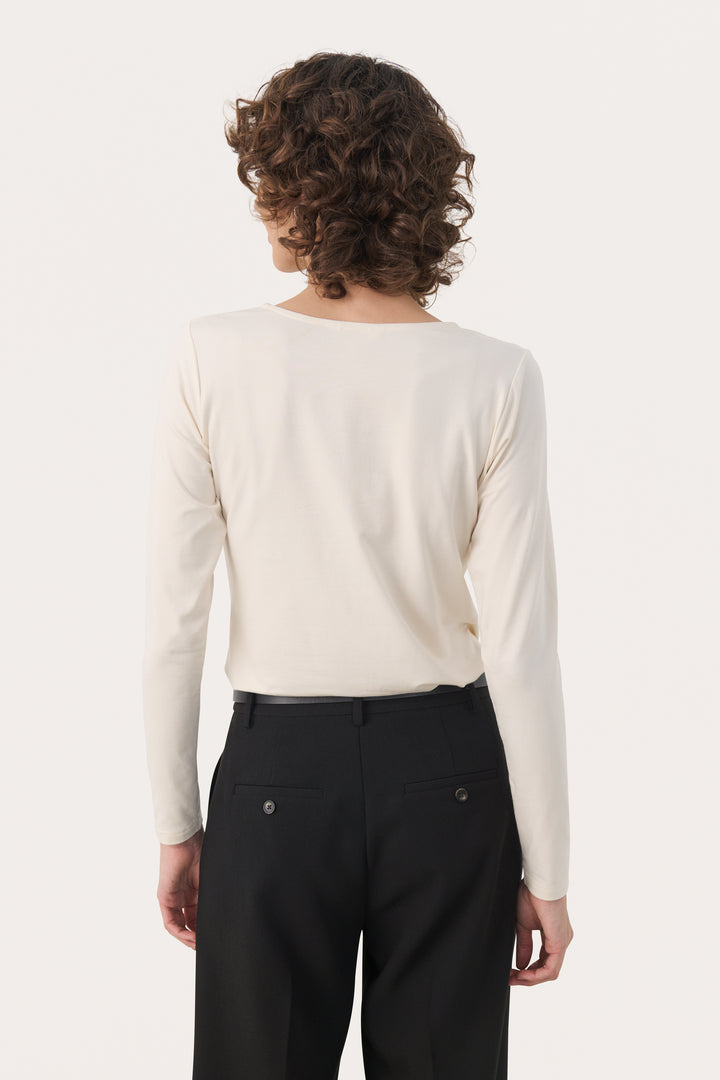 Part Two Nemajas Tee  30309911  Whitecap Grey