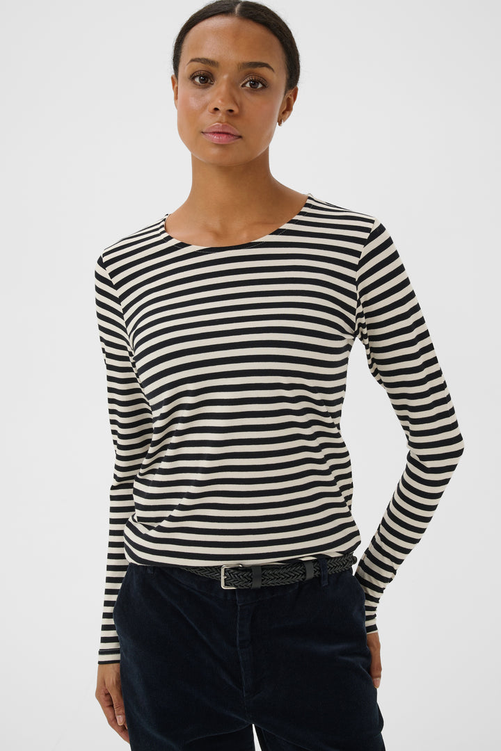 Part Two Nemajas Tshirt - Mole Stripe
