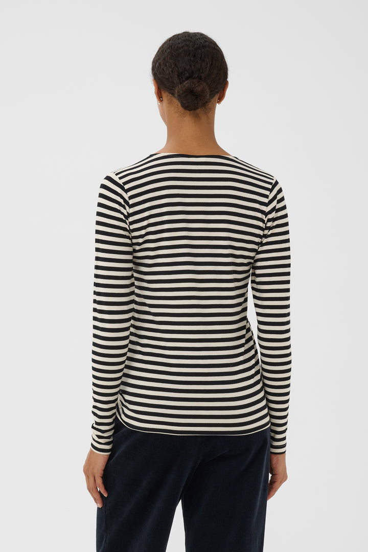 Part Two Nemajas Tshirt - Mole Stripe