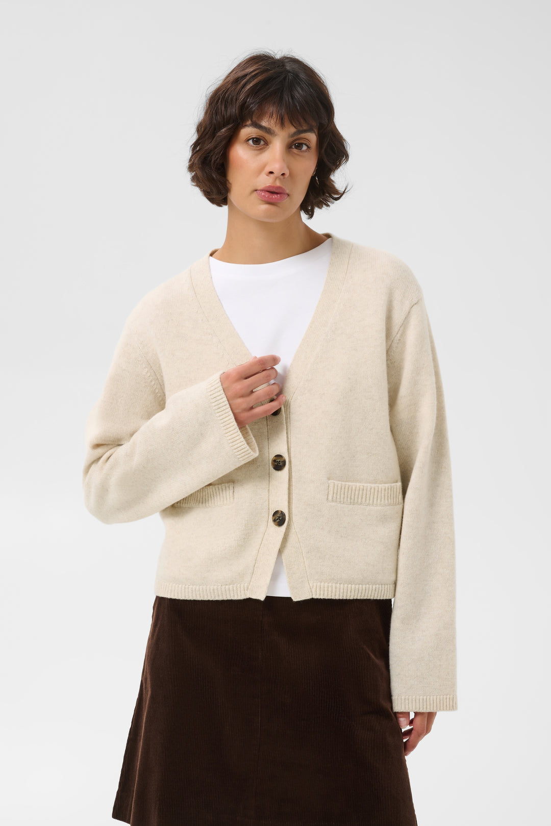 Part Two Sveva Cardigan 30310051 Oatmeal
