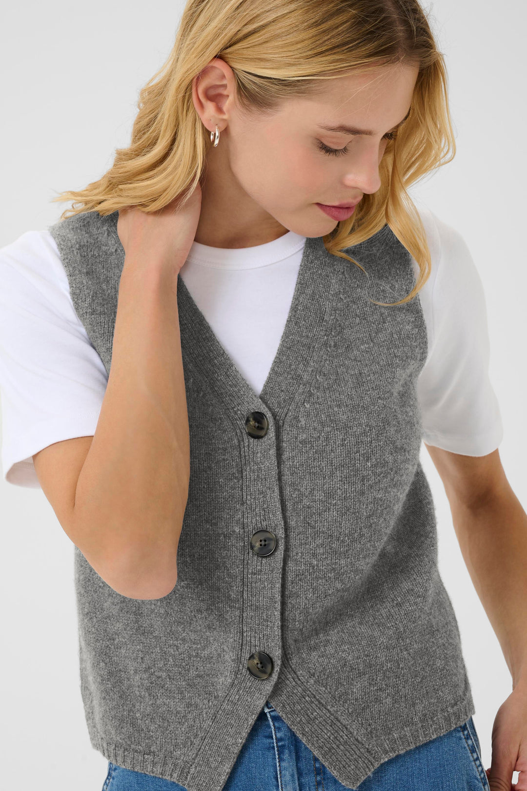 Part Two Sylva Vest 30310052 Medium Grey