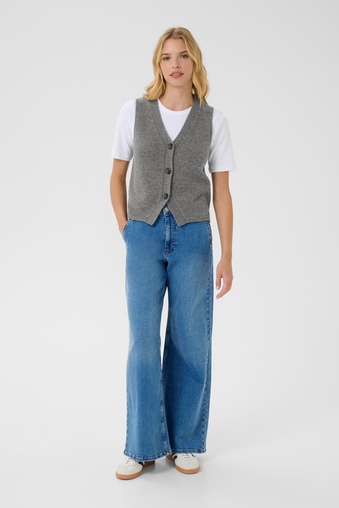 Part Two Sylva Vest 30310052 Medium Grey