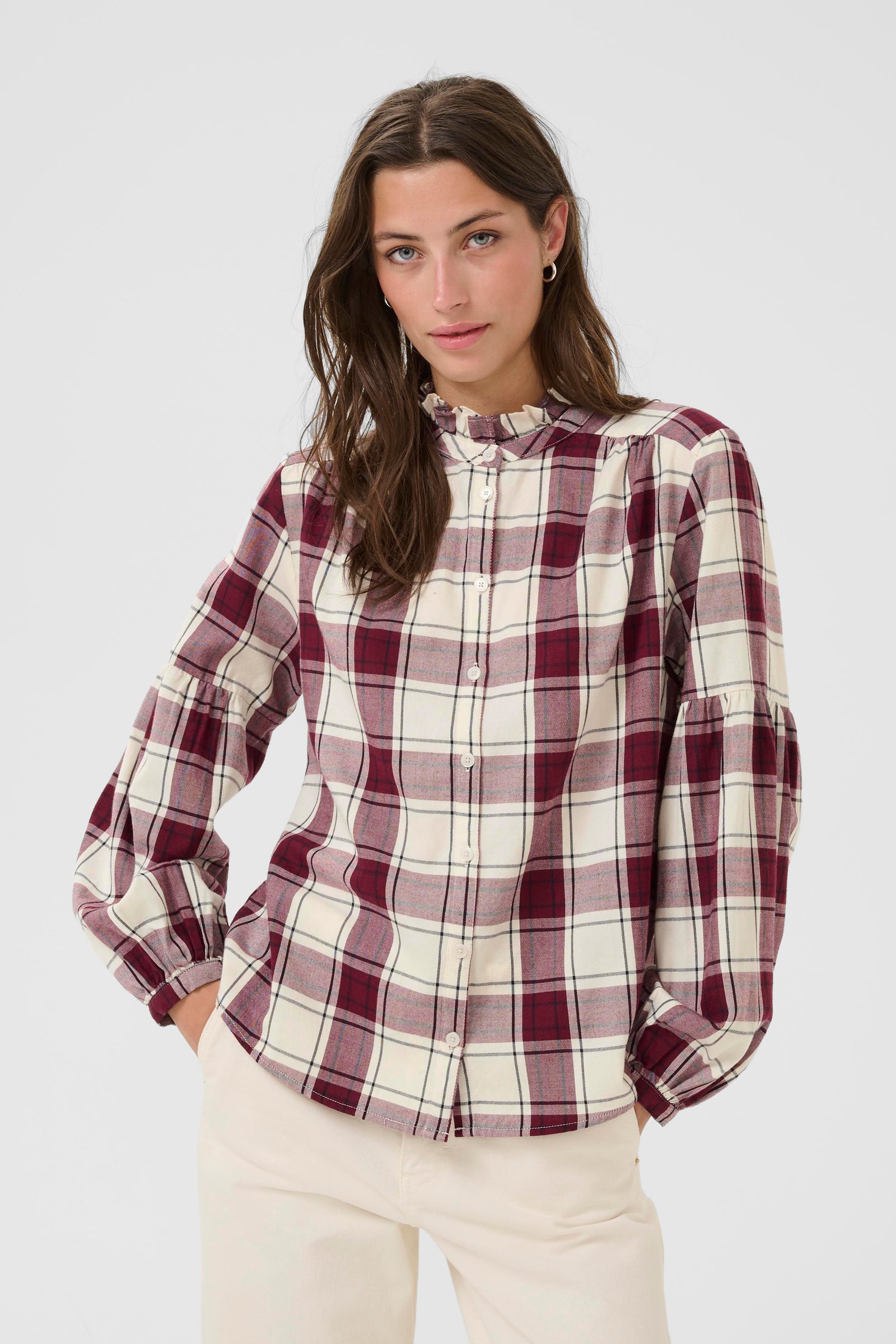 Part Two Samilla Blouse 30310087  Tawny Port