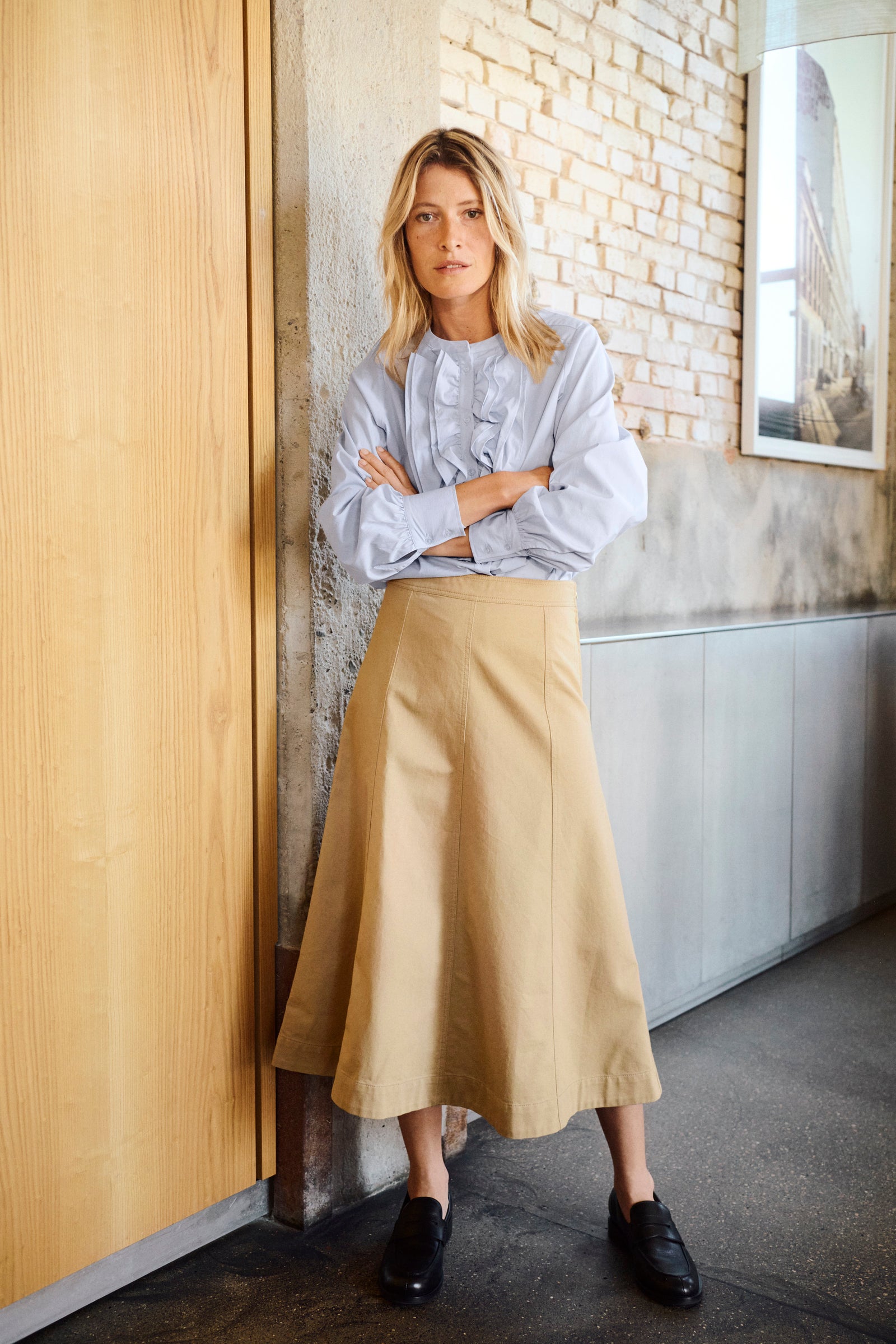 Part Two Petrina Skirt 30310275 Travertine