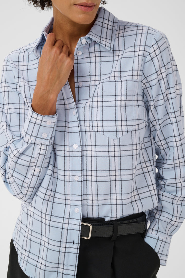 Part Two Yana Shirt  30310281  Heather Check