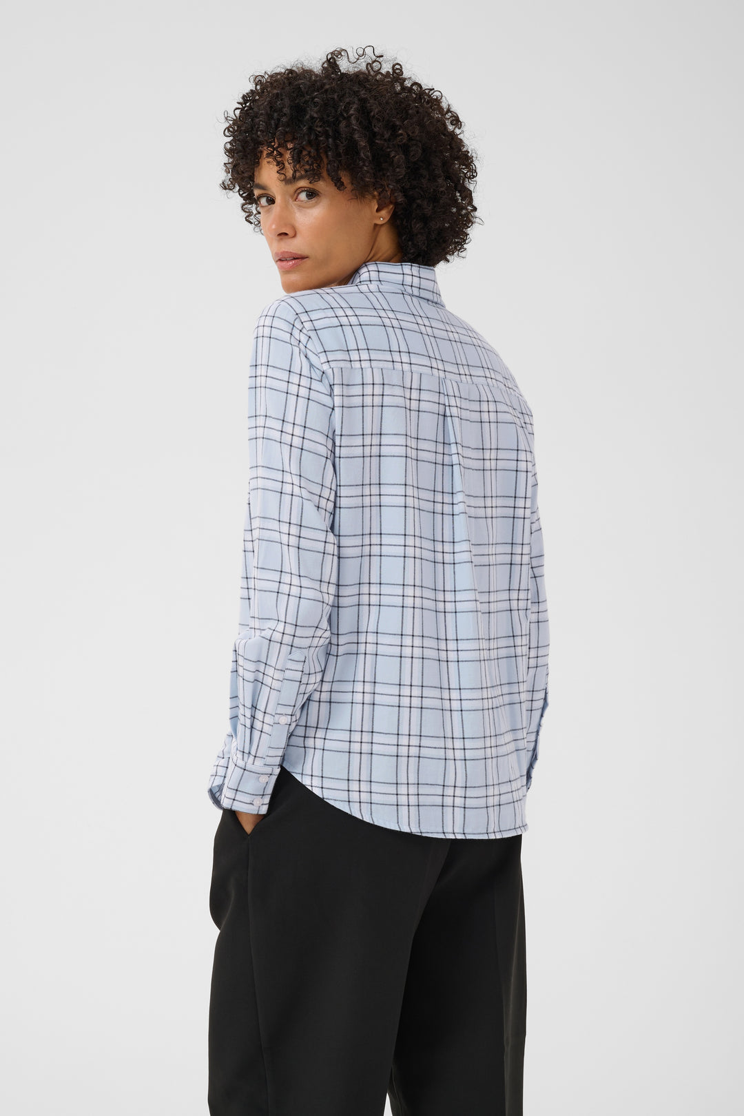 Part Two Yana Shirt  30310281  Heather Check