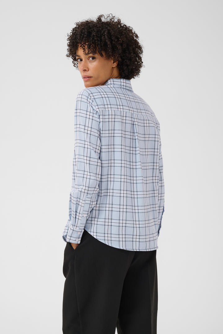 Part Two Yana Shirt  30310281  Heather Check