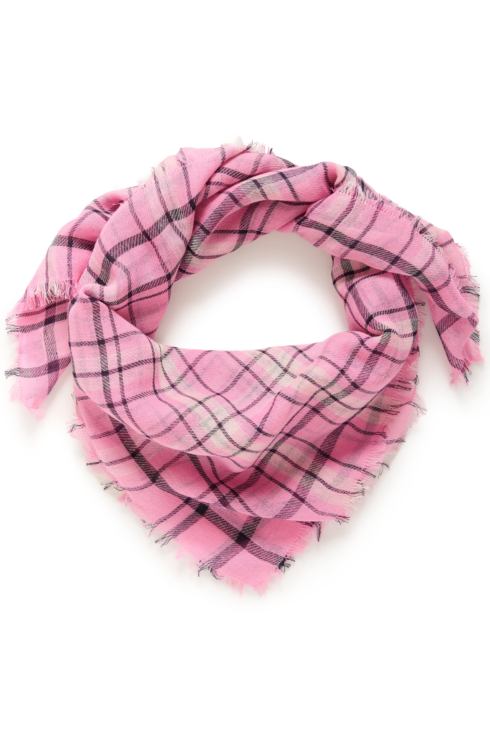 Part Two Phia Scarf 30310321 Pink Check