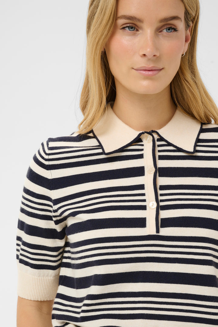 Part Two Anetti Pull Over 30310393 Dark Blue Irregula