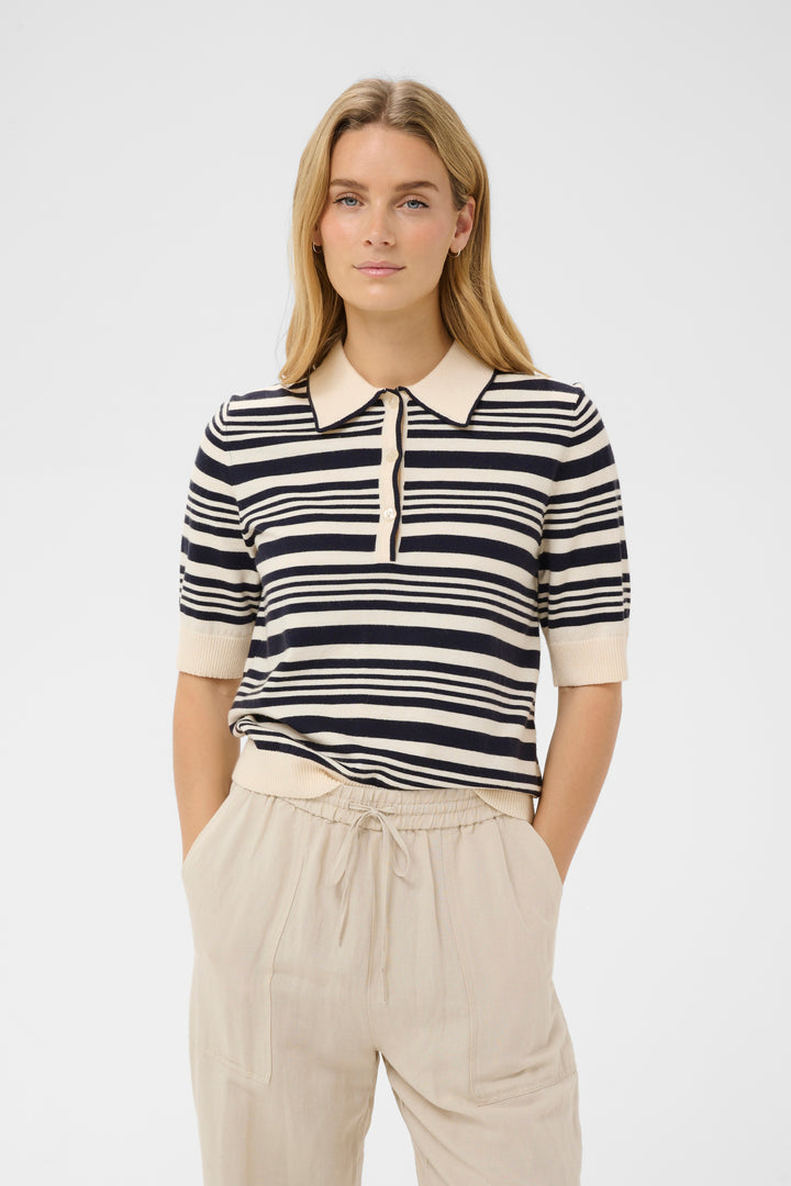 Part Two Anetti Pull Over 30310393 Dark Blue Irregula