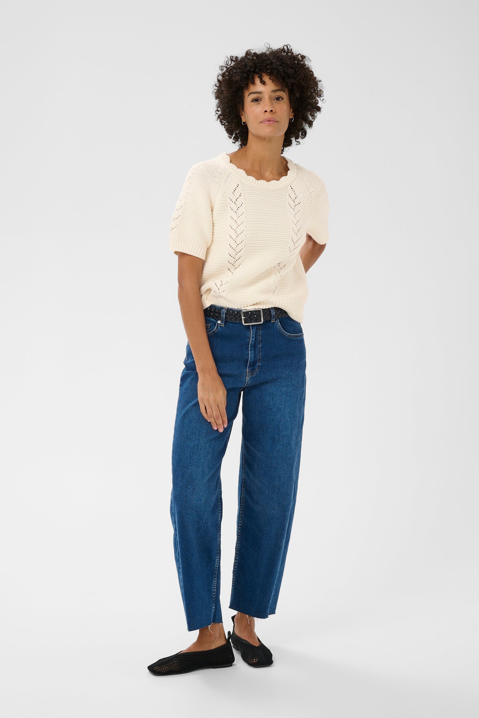 Part Two Anisette Pullover Sweater 30310398  Whisper White