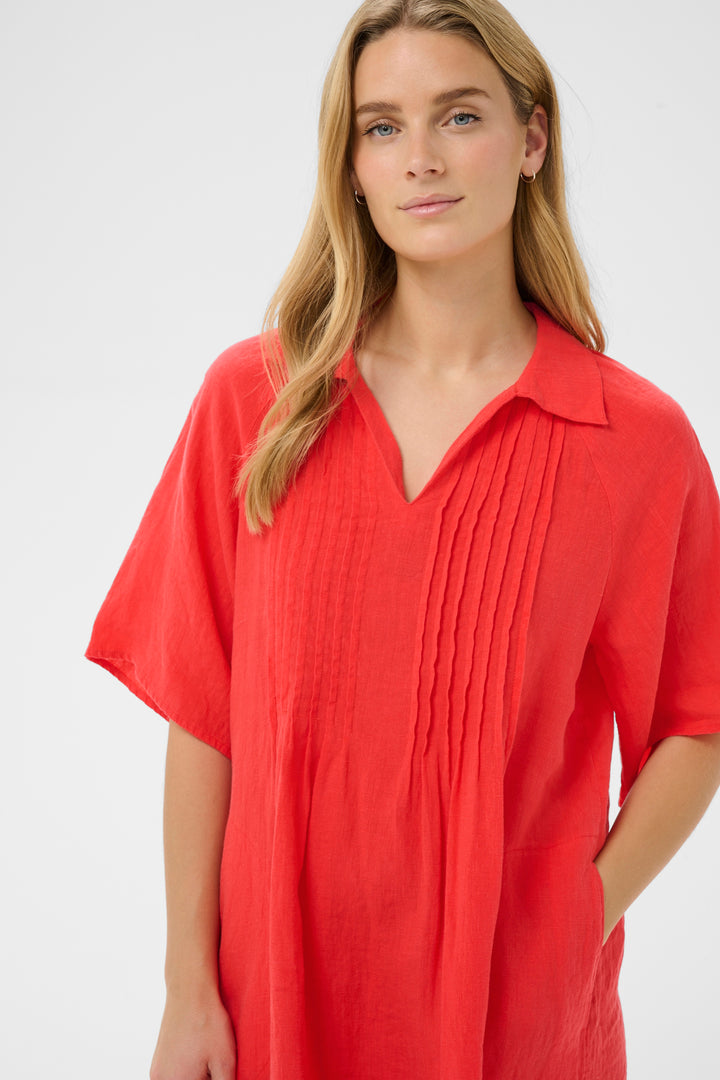 Part Two Ayla Dress  30310415  Poppy Red