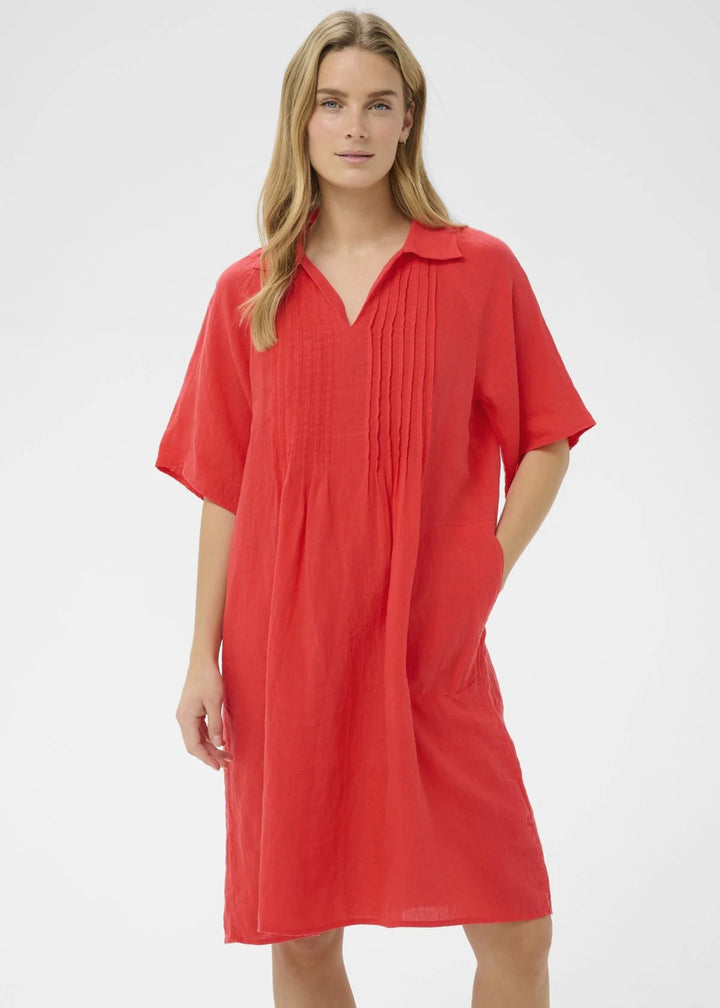 Part Two Ayla Dress  30310415  Poppy Red