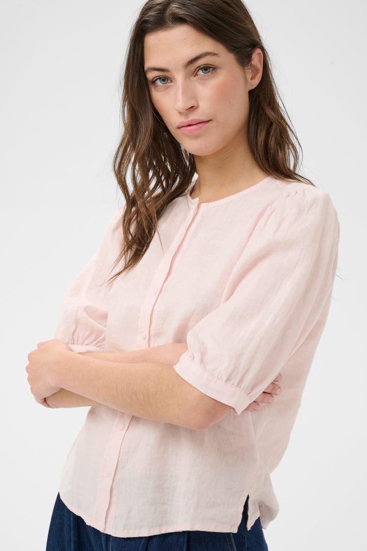Part Two Azra Shirt  30310416  Mauve Chalk