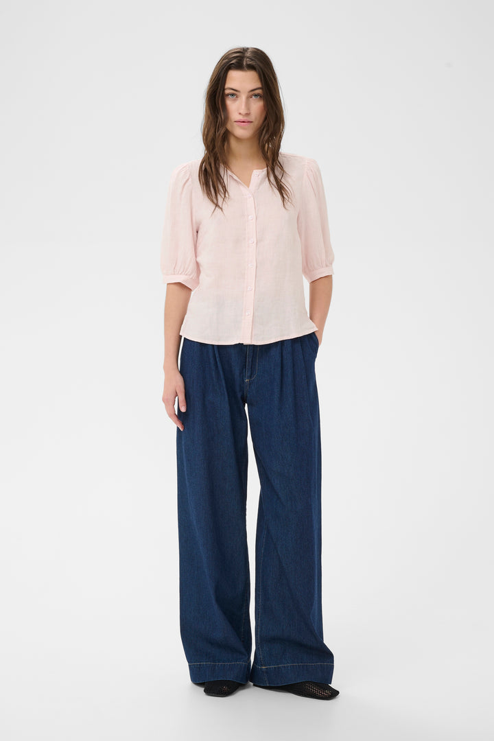 Part Two Azra Shirt  30310416  Mauve Chalk