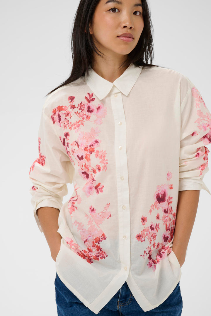 Part Two Aleia Shirt  30310426  Pink Shadow Flower Print