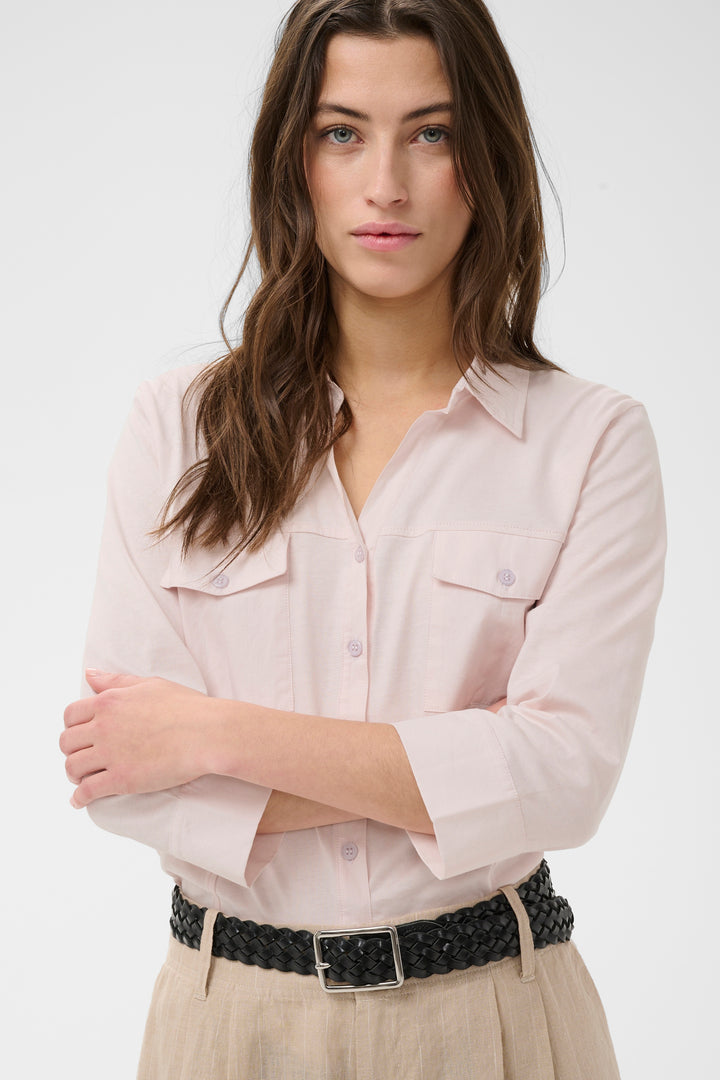 Part Two Anise Shirt  30310464  Mauve Chalk