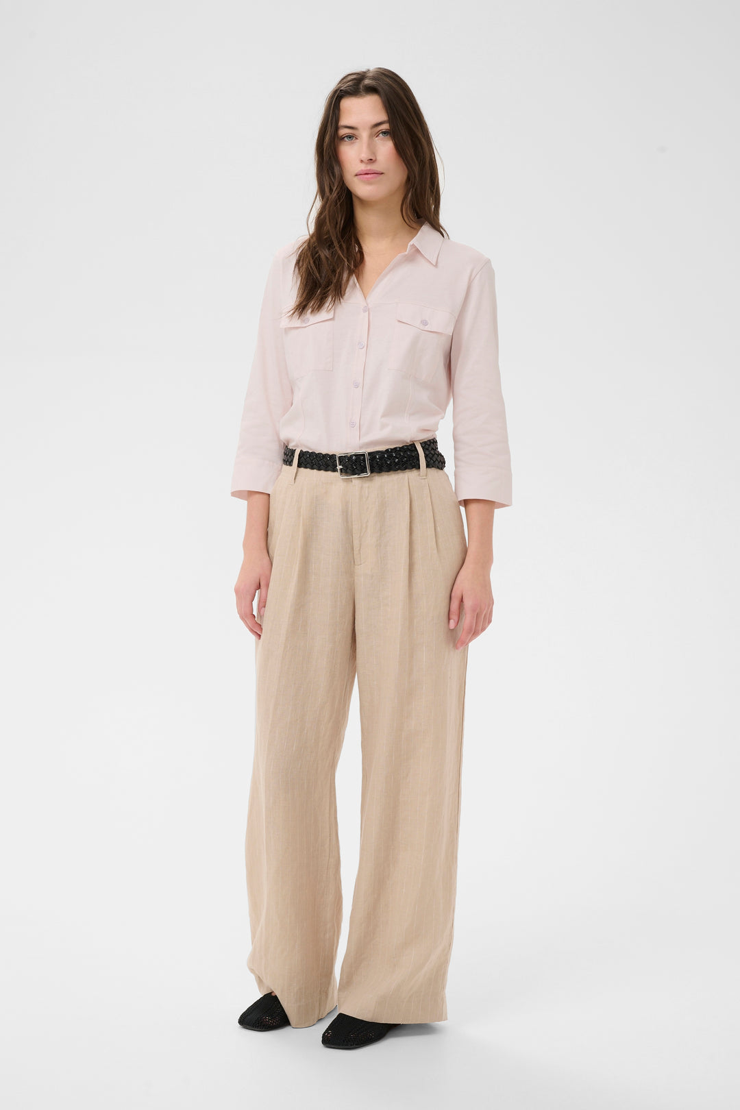 Part Two Anise Shirt  30310464  Mauve Chalk