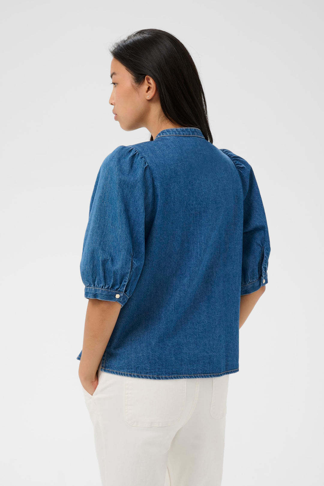 Part Two Alesia Top 30310483 Medium Denim Blue
