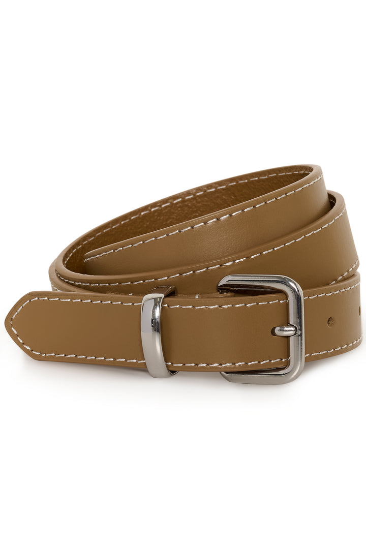Part Two Ashlie Belt  30310493  Tobacco Brown
