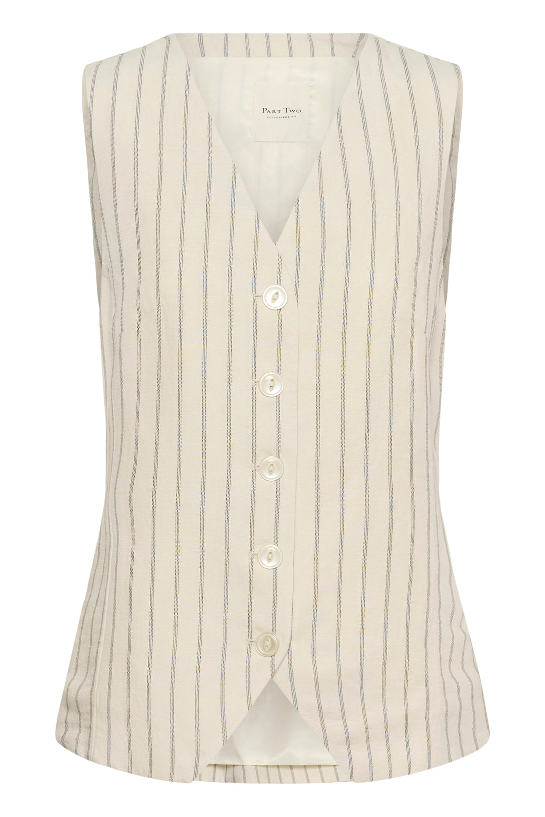 Part Two Binta Vest  30310520  Black Stripe