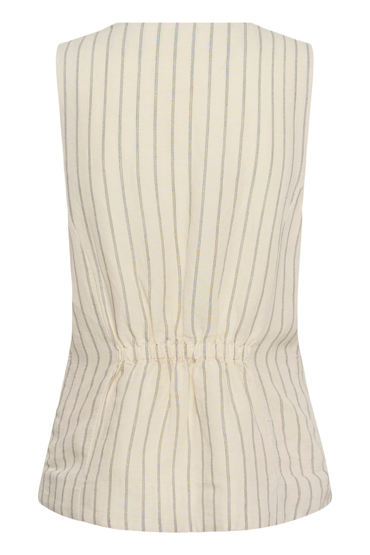 Part Two Binta Vest  30310520  Black Stripe