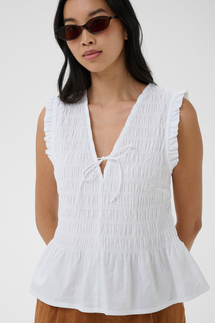 Part Two Borgny Top  30310546  Bright White