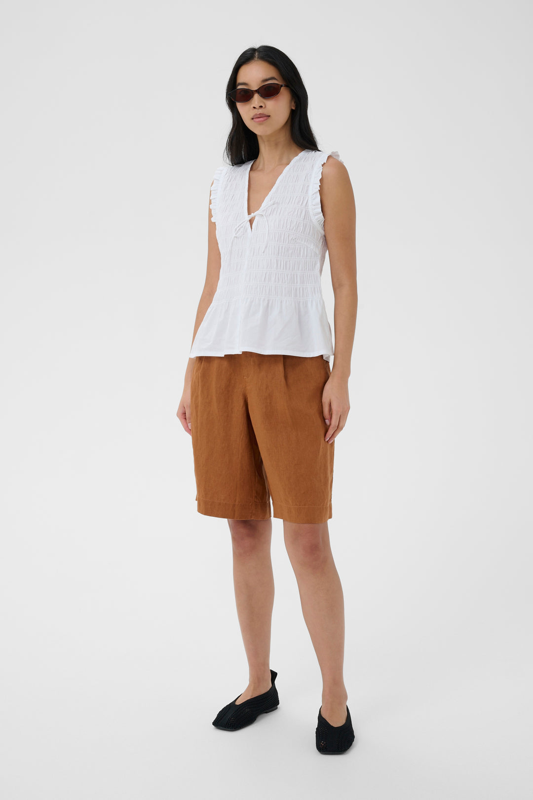 Part Two Borgny Top  30310546  Bright White