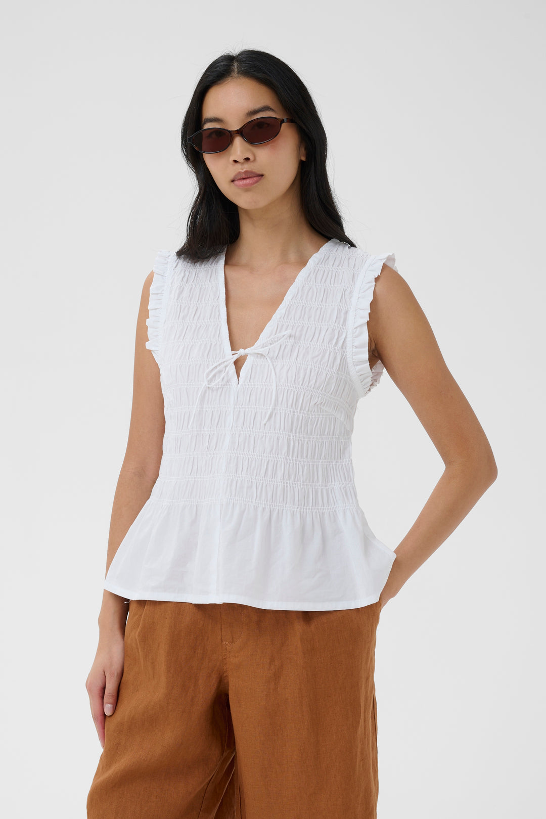 Part Two Borgny Top  30310546  Bright White