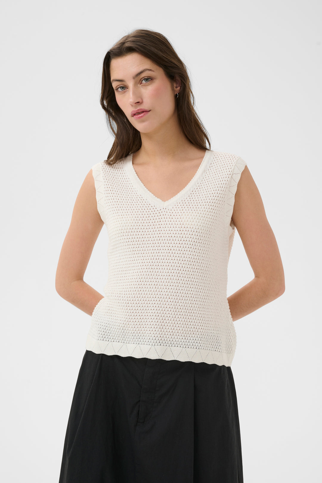 Part Two Bolissa Vest  30310578  Whisper White