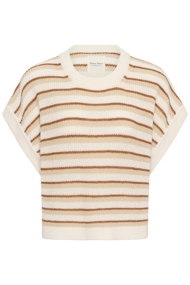 Part Two Belisia Pullover 30310582 French Oak Stripe