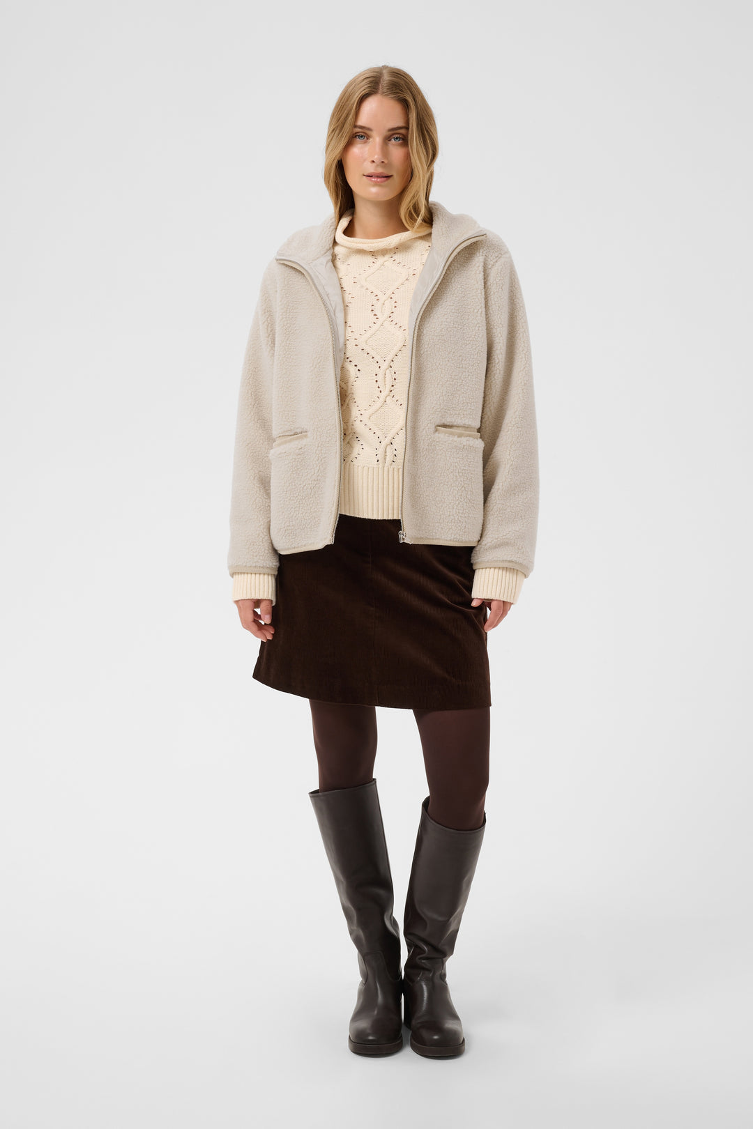 Part Two Catharina Jacket  30310630  Oatmeal