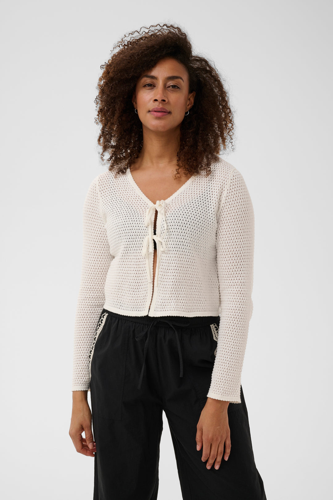 Part Two Rosefina Cardigan  30310648  Whisper White
