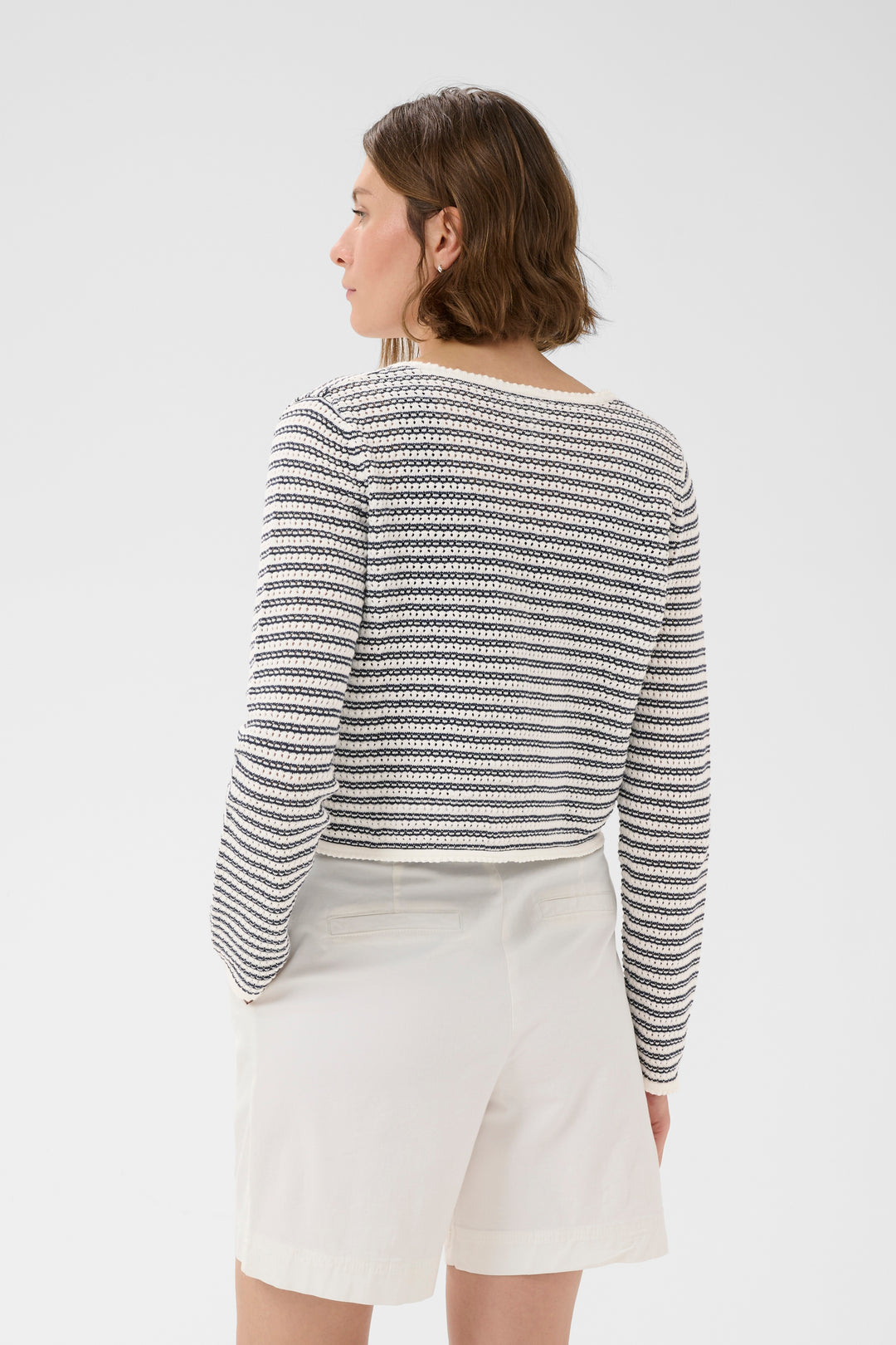 Part Two Rosefina Cardigan  30310648  After Midnight Stripe