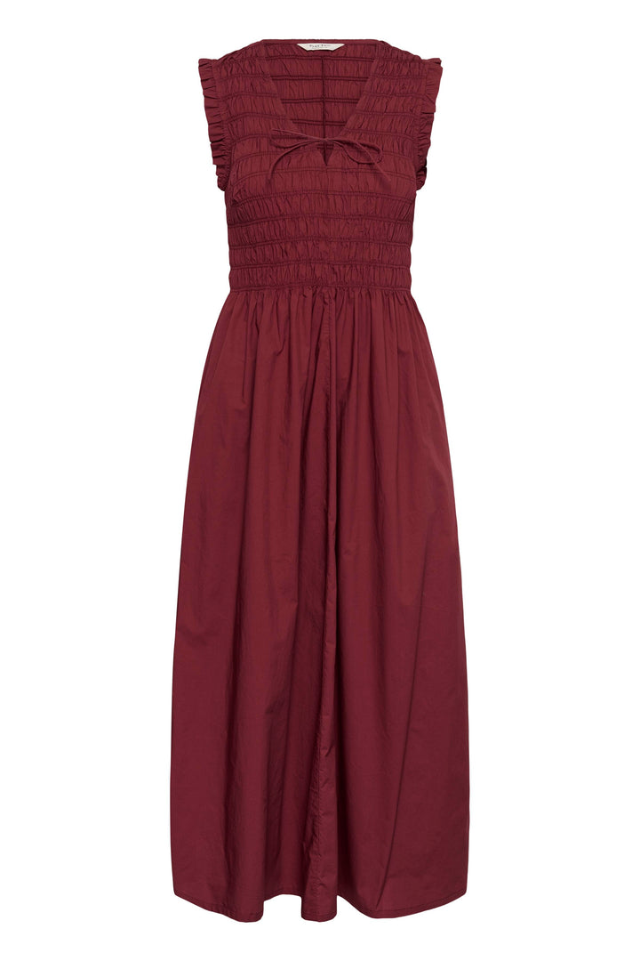 Part Two Borgnette Dress  30310655  Burnt Russet