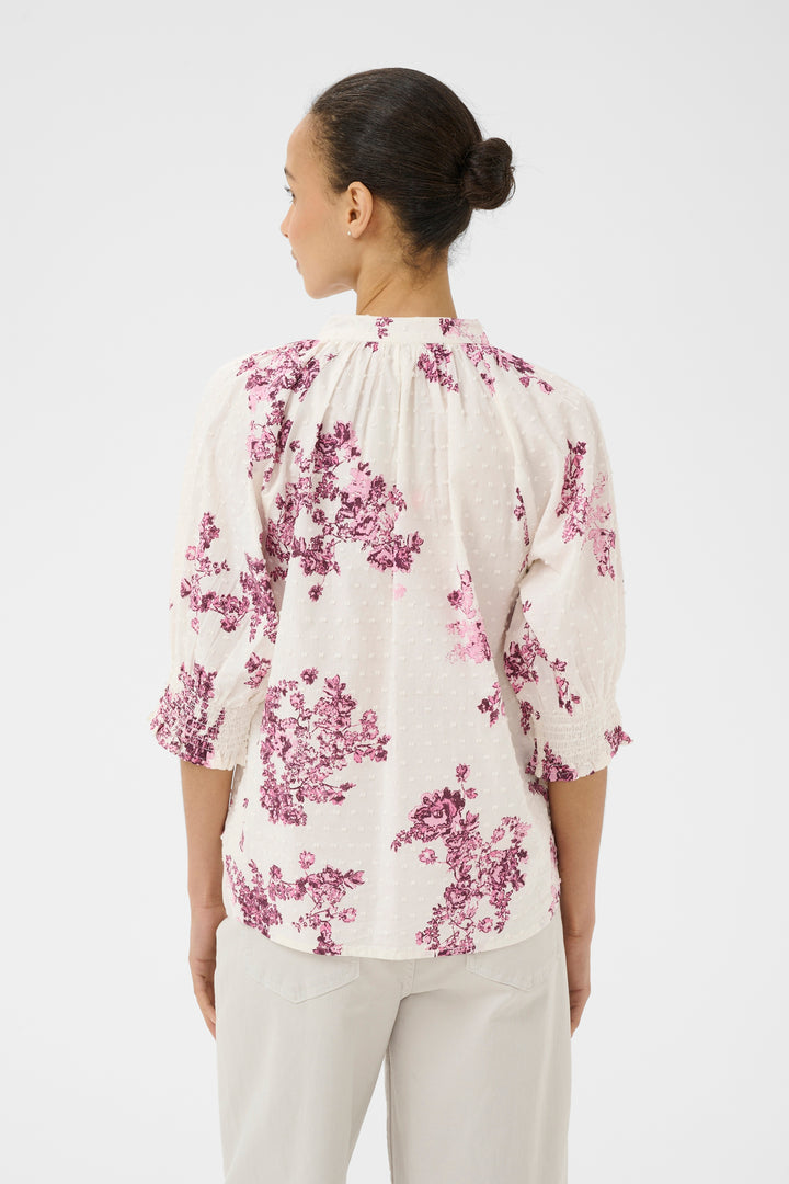 Part Two Almeras Top  30310709  Pink Shadow Flower Print