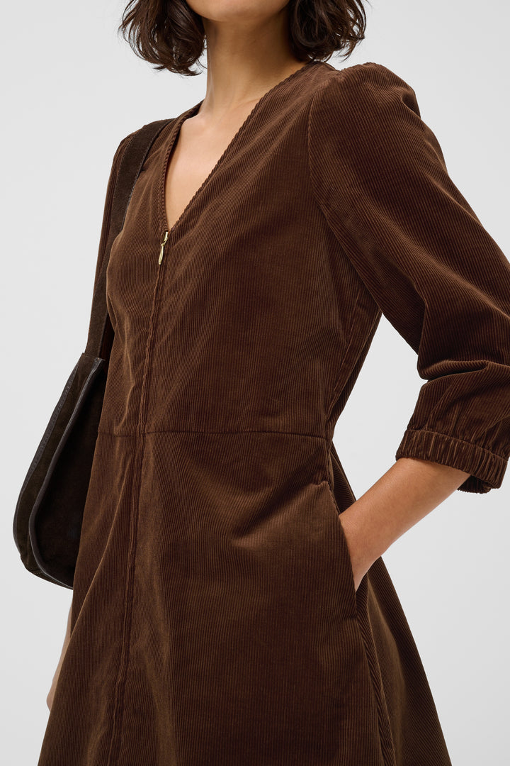 Part Two Corinna Dress  30310797  Downtown Brown