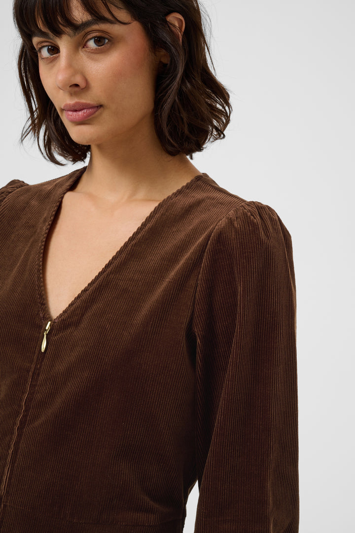 Part Two Corinna Dress  30310797  Downtown Brown