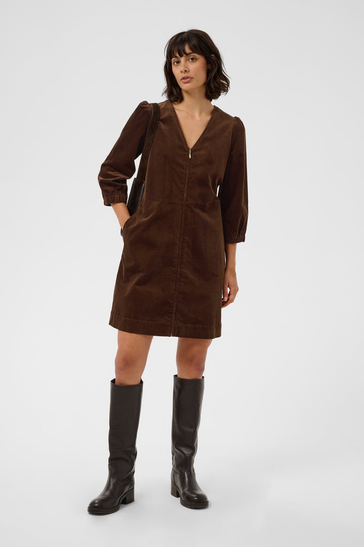 Part Two Corinna Dress  30310797  Downtown Brown