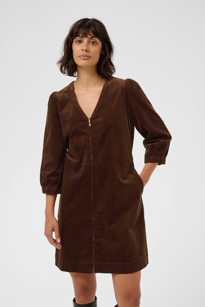 Part Two Corinna Dress  30310797  Downtown Brown